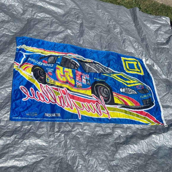Vintage 2009 NASCAR Wincraft Racing KENNY WALLACE #55 Stock Car Racing Race Flag - Picture 2 of 6
